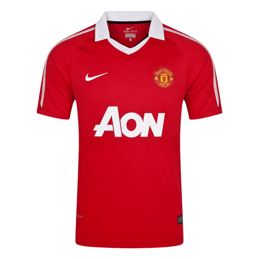 Retro Manchester United Thuisshirt 2010/11 Rood