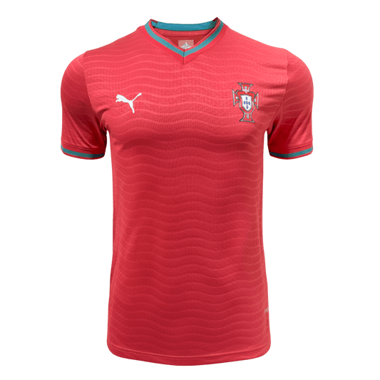 Portugal Domicile Maillot Coupe du Monde 2026 Rouge Joueur