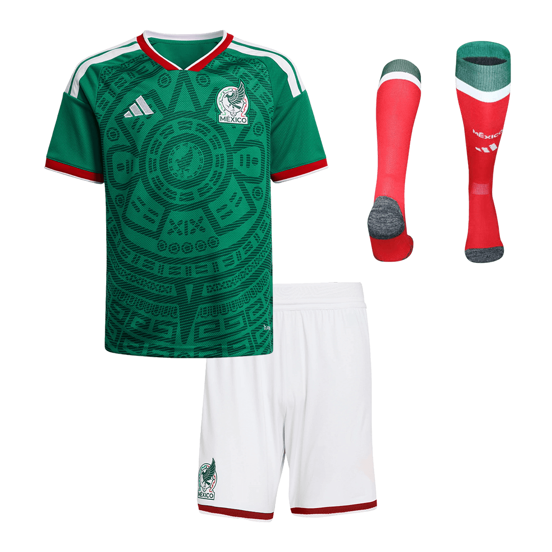 Mexico Thuis tenue 2025/26 Kinderen Groen