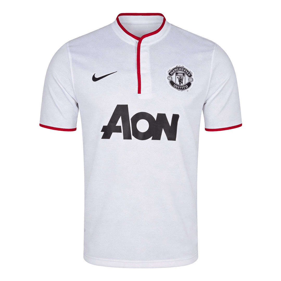 Retro Manchester United Uitshirt 2013/14 Wit