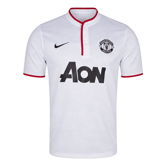 Retro Manchester United Uitshirt 2013/14 Wit