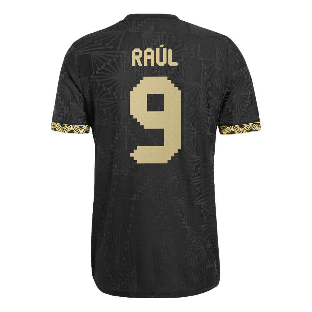 RAÚL #9 Mexico Derde Thuisshirt 2025 Authentiek - Gold Cup