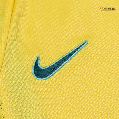 Vente Flash Femme Brésil Domicile Maillot - Coupe du Monde 2026 Jaune