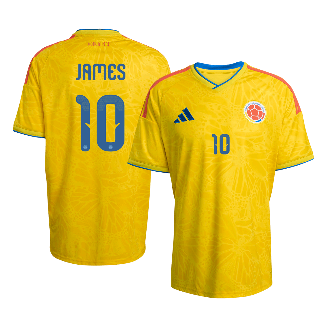 JAMES #10 Colombia Thuis tenue WK 2026 Geel