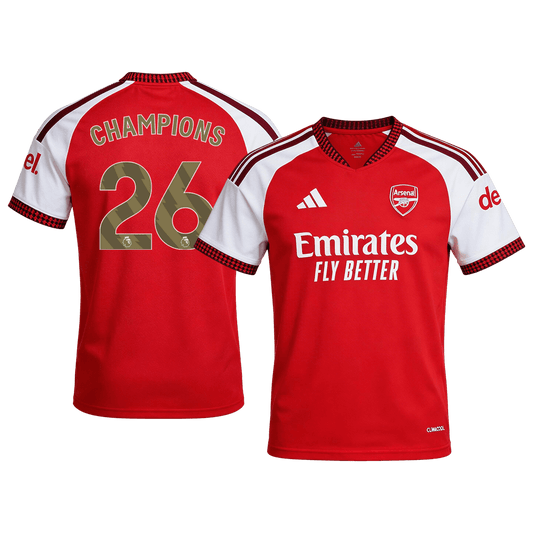CHAMPIONS #26 Arsenal Thuisshirt 2026/27 Rood