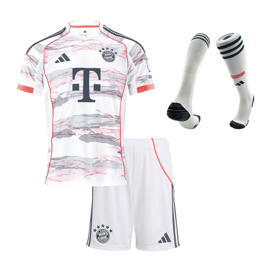 Munich Uit Thuisshirt Set 2025/26 Kinder Wit