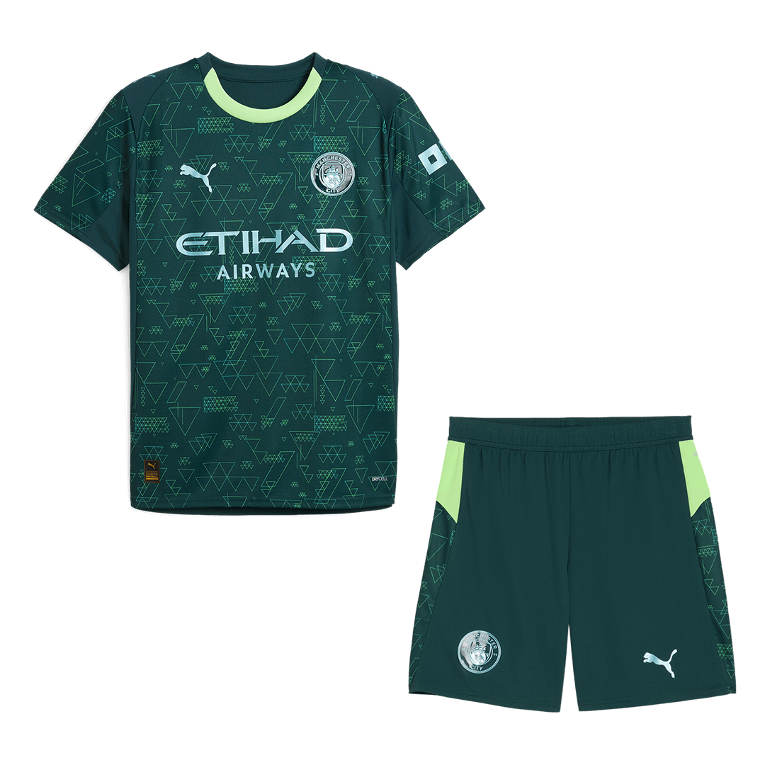 Manchester City Vierde Thuistenue 2025/26 Groen