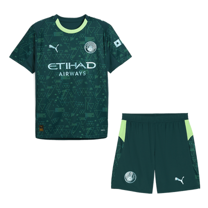 Manchester City Vierde Thuistenue 2025/26 Groen