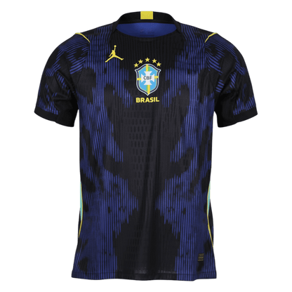 Brazilië Uitshirt - WK 2026 Marineblauw Speler
