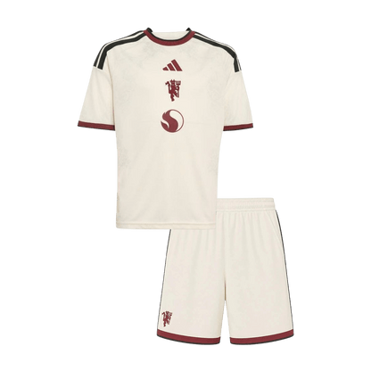 Manchester United Third Maillot Kit 2026/27 Junior Blanc
