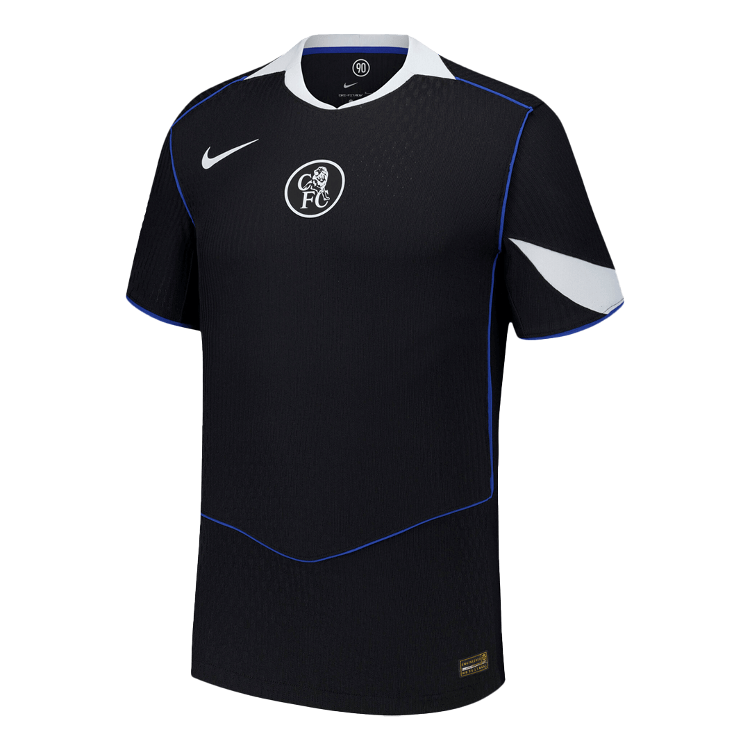 Chelsea Derde Thuisshirt 2025/26 Zwart Authentiek Grote Maat
