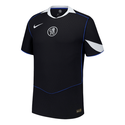 Chelsea Derde Thuisshirt 2025/26 Zwart Authentiek Grote Maat