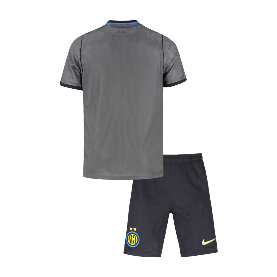 Inter Milan Third Maillot Kit 2026/27 Enfant Gris