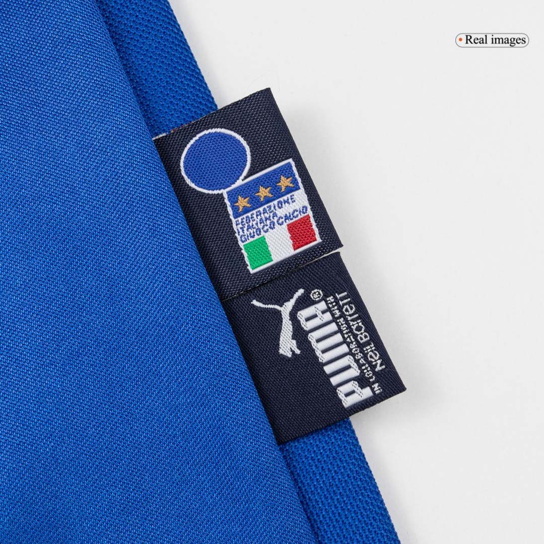 Retro Italië Thuisshirt 2004 Blauw