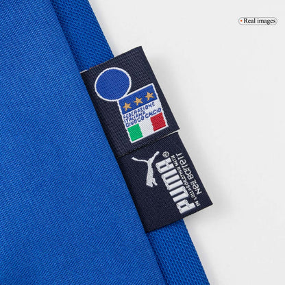 Retro Italië Thuisshirt 2004 Blauw