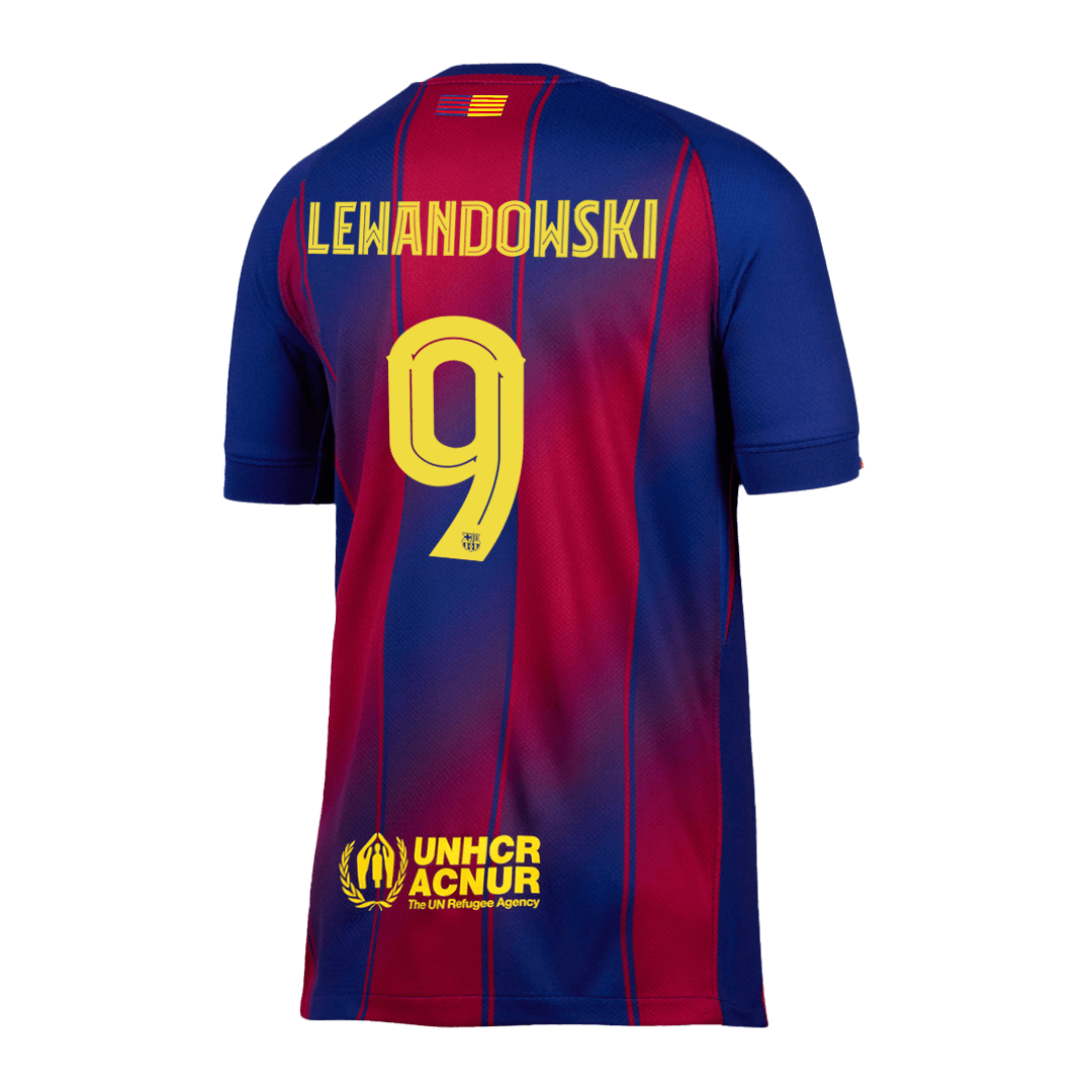 LEWANDOWSKI #9 Barcelona Thuisshirt 2025/26 - UCL