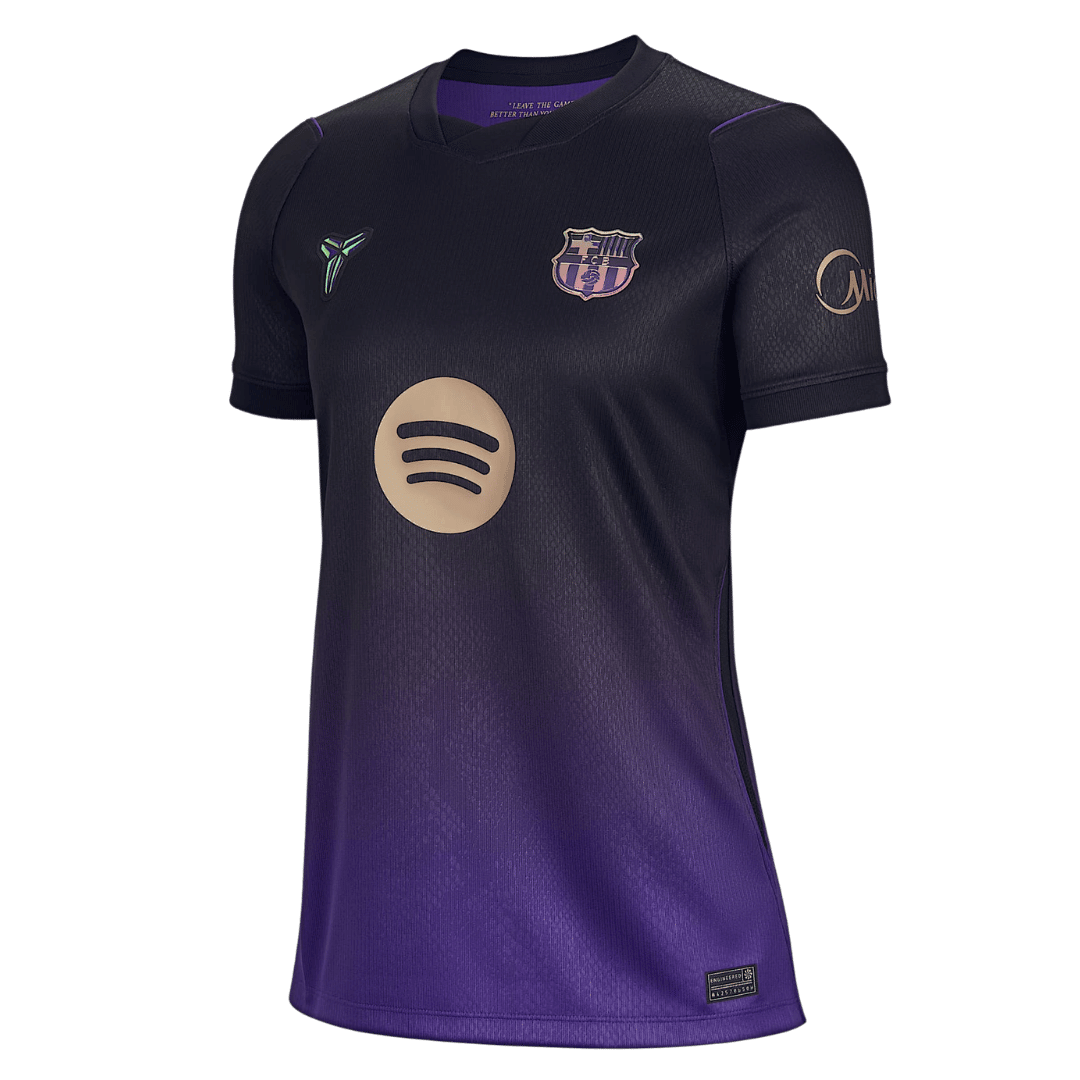 Femme Barcelone Extérieur Maillot 2026/27 Black/Purple