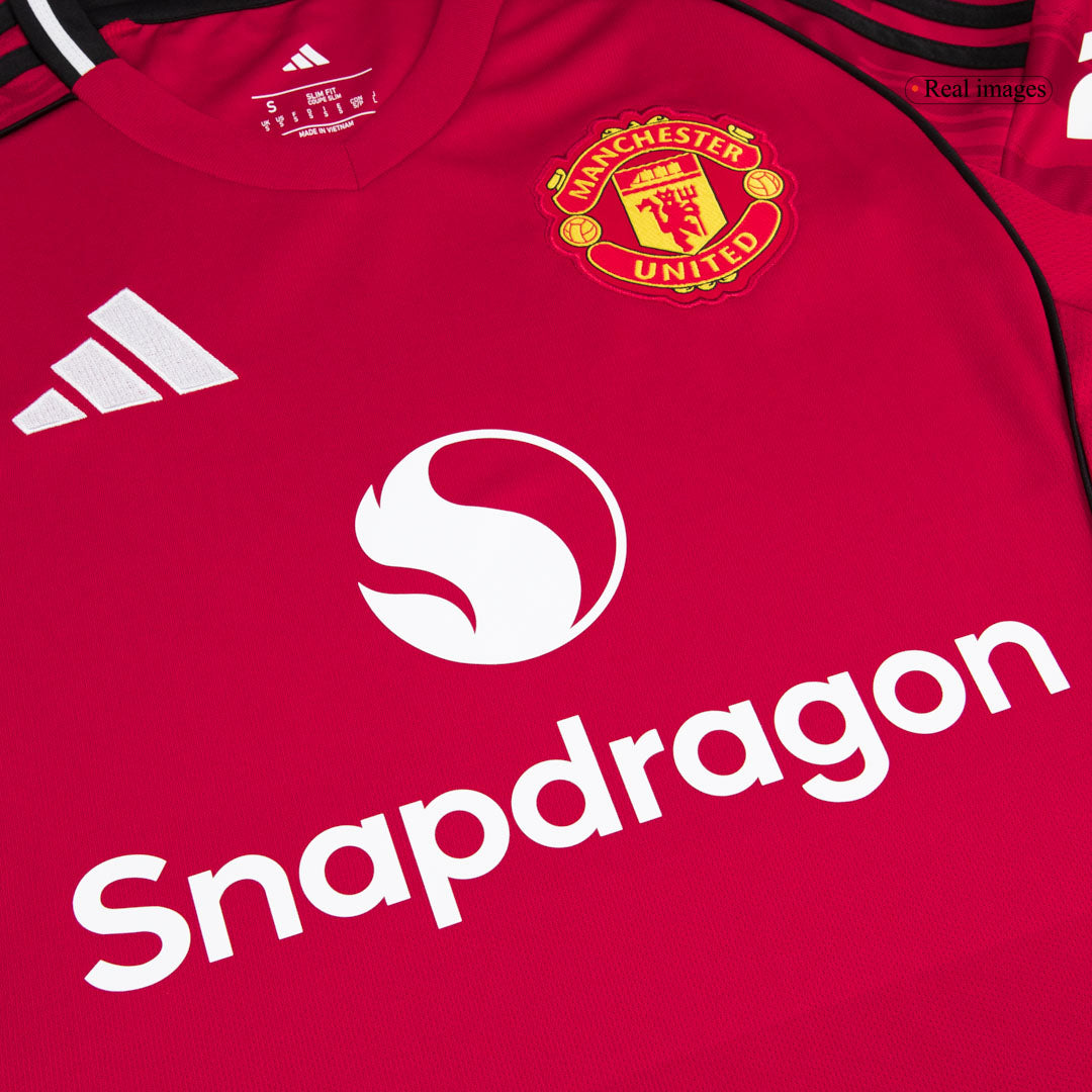 ŠEŠKO #30 Manchester United Thuisshirt 2025/26 Rood - Super Groot