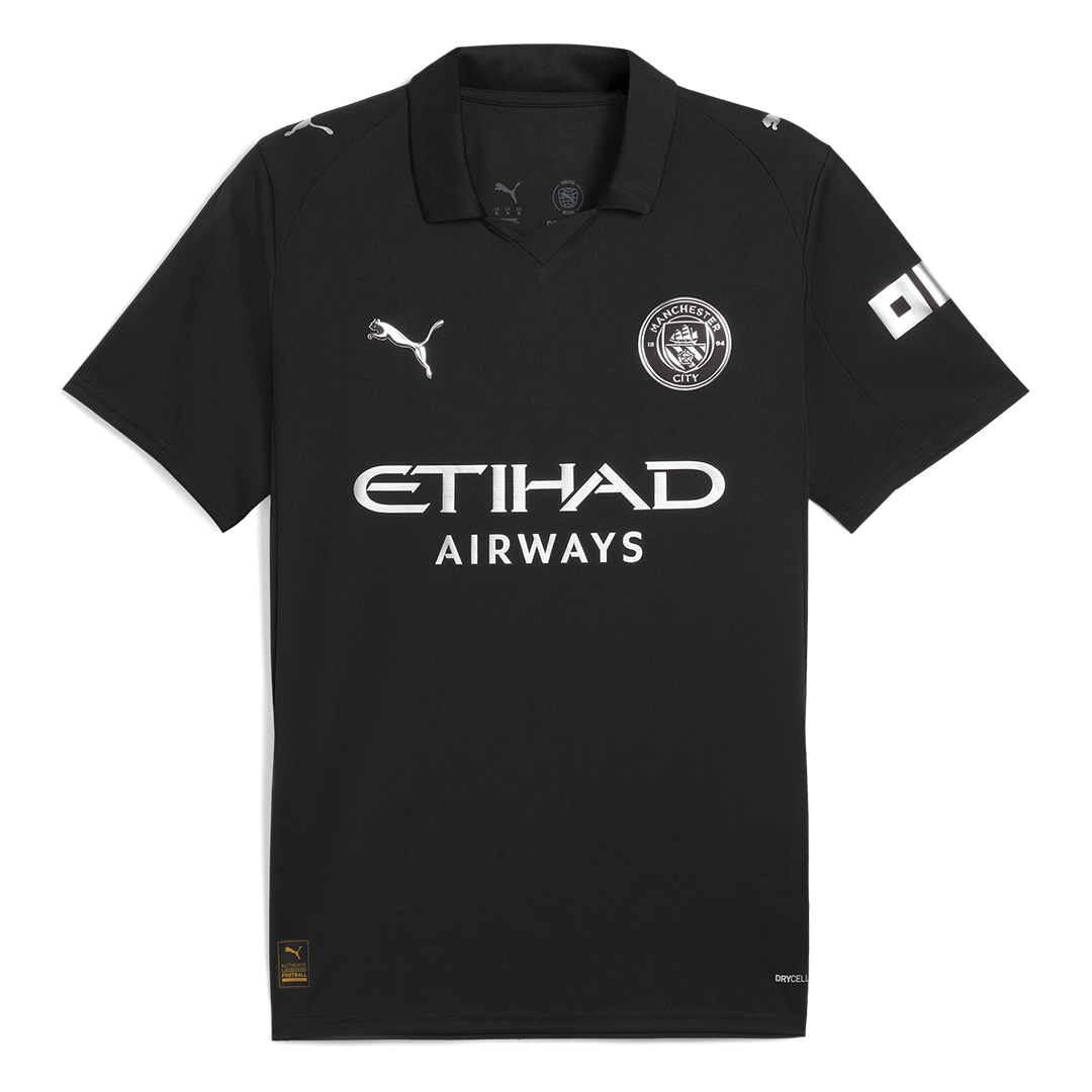 RODRIGO #16 Manchester City Uitshirt 2025/26 Zwart