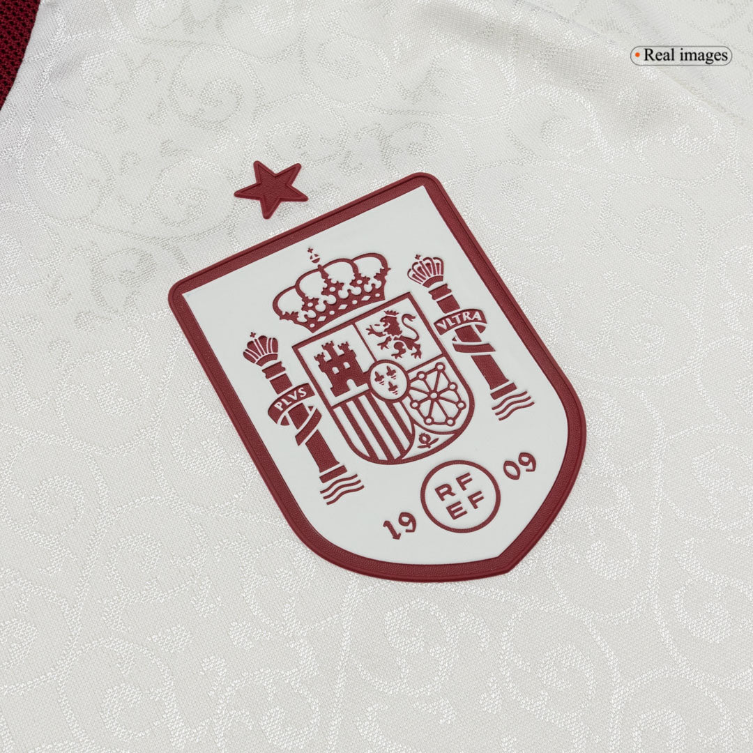 GAVI #9 Espagne Extérieur Maillot - Coupe du Monde 2026 Blanc Joueur