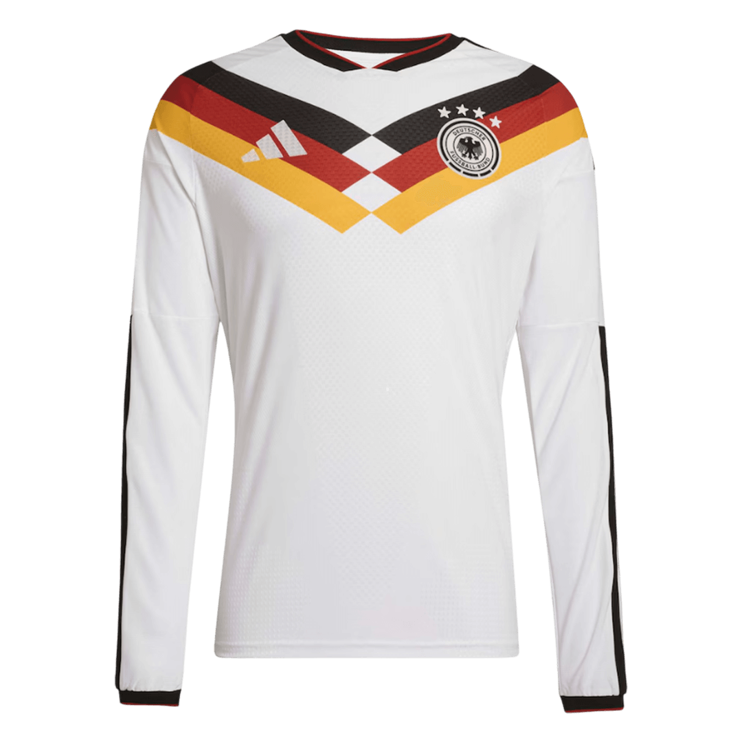 Duitsland Thuis Shirt Lange Mouwen - WK 2026 Wit Grote Maat