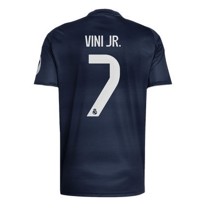 VINI JR. #7 Real Madrid Extérieur Maillot 2025/26 Grande Taille