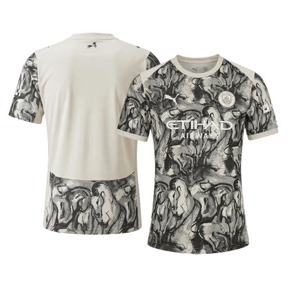 Manchester City Thuisshirt 2025/26 Zwart & Wit