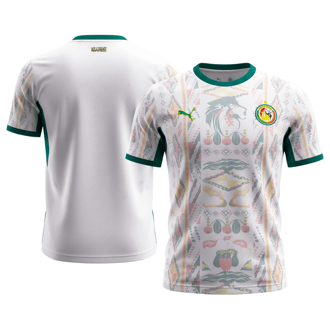 Senegal Thuisshirt Wereldbeker 2026 Wit Grote Maat