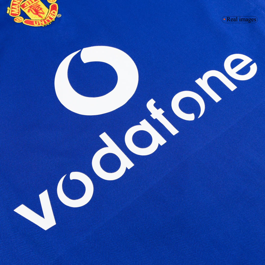 Retro Manchester United Uitshirt 2005/06 Blauw