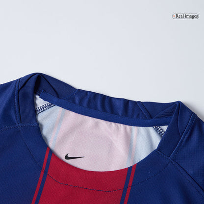 ROONY #19 Barcelone Domicile Maillot 2025/26 Rouge et Bleu - Super
