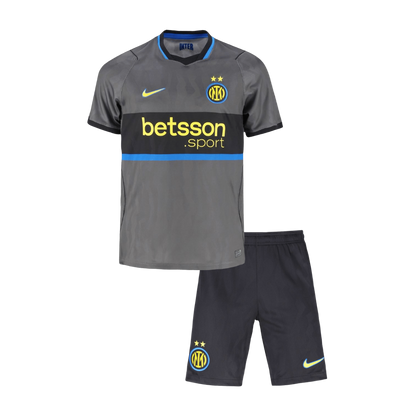 Inter Milan Third Maillot Kit 2026/27 Enfant Gris