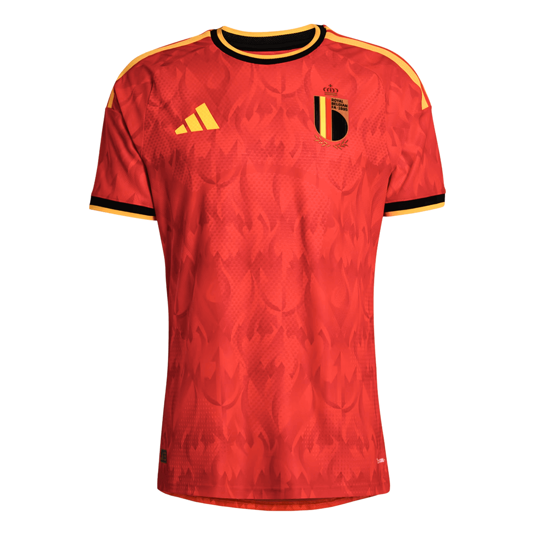 Belgique Domicile Maillot - Coupe du Monde 2026 Rouge Joueur Grande Taille