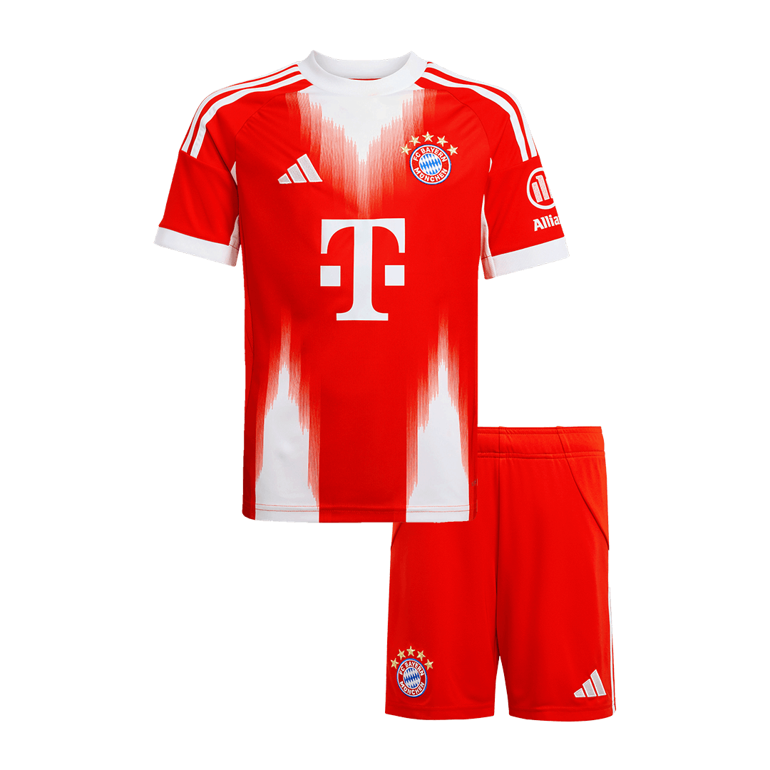 Vente Flash Munich Domicile Maillot Kit 2025/26 Enfant Rouge
