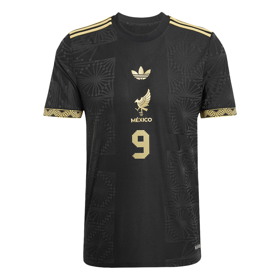 RAÚL #9 Mexico Derde Thuisshirt 2025 Authentiek - Gold Cup