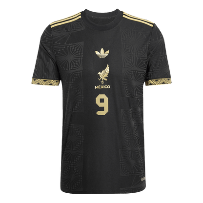 RAÚL #9 Mexico Derde Thuisshirt 2025 Authentiek - Gold Cup