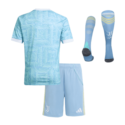 Vente Flash Juventus Extérieur Maillot Kit 2025/26 Enfant Bleu