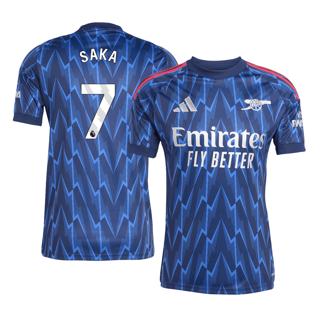 SAKA #7 Arsenal Uitshirt 2025/26
