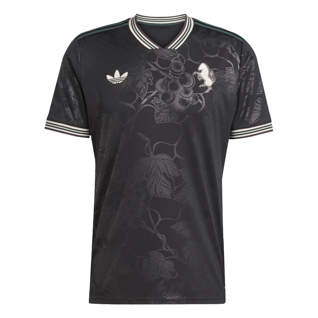 Juventus Derde Thuisshirt 2025/26 Zwart Grote Maten