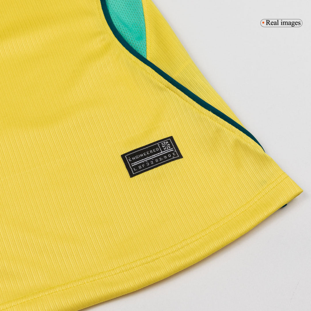 Vente Flash Femme Brésil Domicile Maillot - Coupe du Monde 2026 Jaune