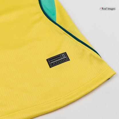 Vente Flash Femme Brésil Domicile Maillot - Coupe du Monde 2026 Jaune