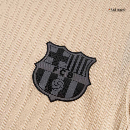 ROONY #28 Barcelone Extérieur Maillot 2025/26 Jaune Joueur - UCL