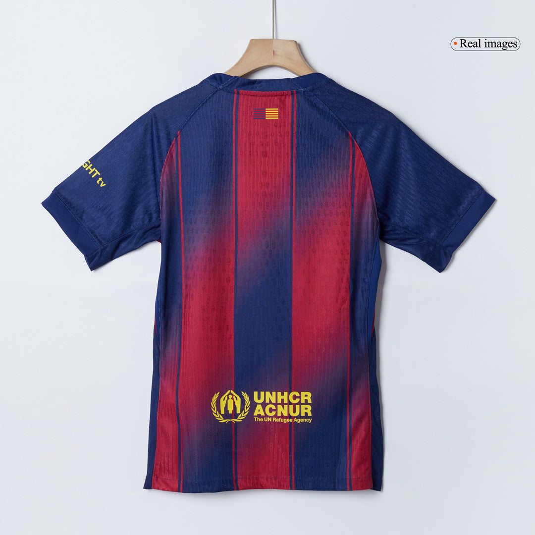 ROONY #19 Barcelona Thuisshirt 2025/26 Rood en Blauw Speler - UCL