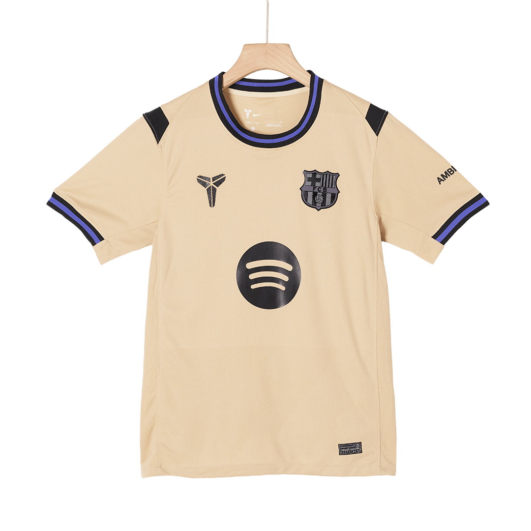 PEDRI #8 Barcelona Uit Thuisshirt 2025/26 Geel - UCL