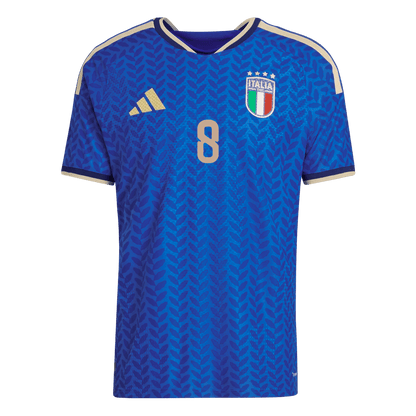 TONALI #8 Italië Thuis Wereldkampioenschap 2026 Shirt Blauw Speler