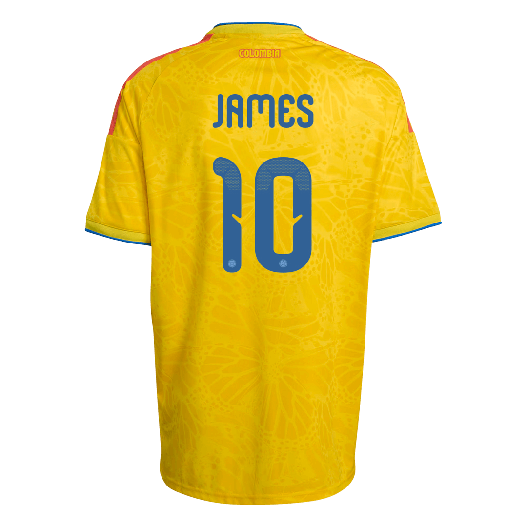 JAMES #10 Colombia Thuis tenue WK 2026 Geel