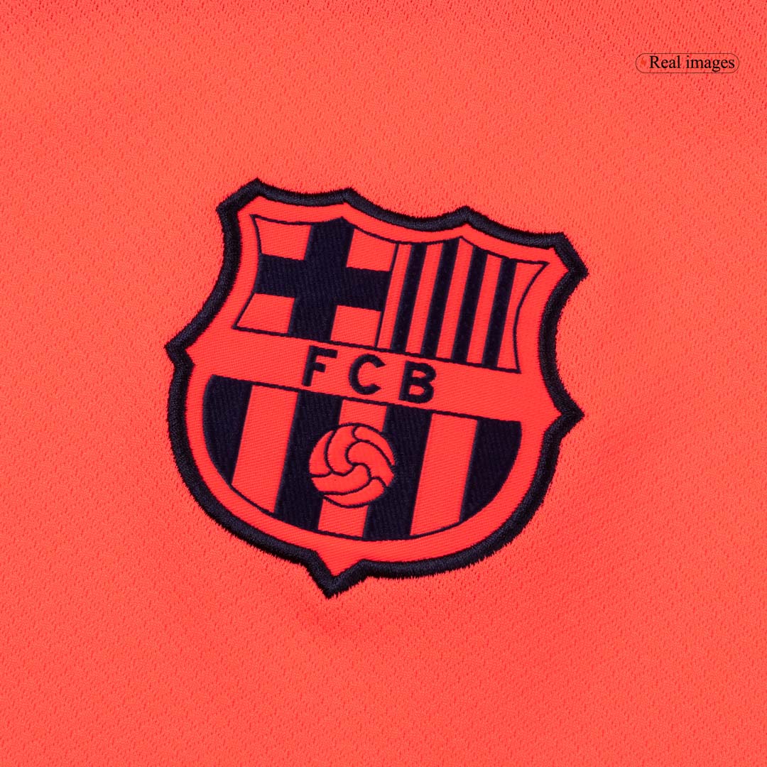 F.DE JONG #21 Barcelone Third Maillot 2025/26 Orange - UCL