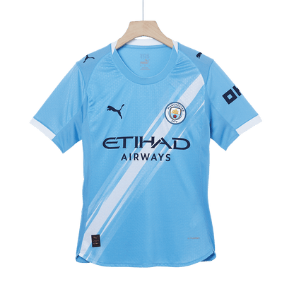 REIJNDERS #4 Manchester City Thuistenue 2025/26 Blauw Speler