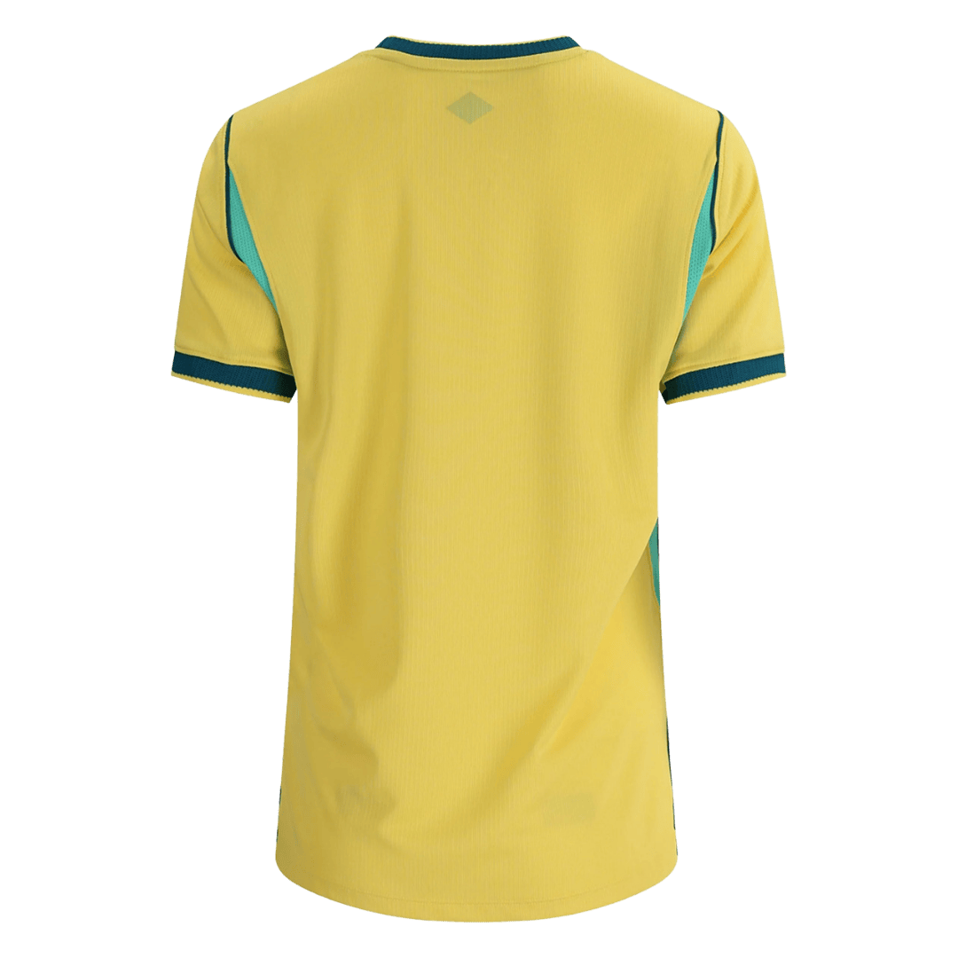 Vente Flash Femme Brésil Domicile Maillot - Coupe du Monde 2026 Jaune