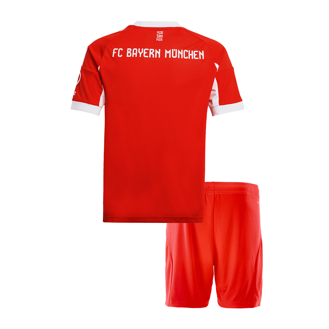 Vente Flash Munich Domicile Maillot Kit 2025/26 Enfant Rouge