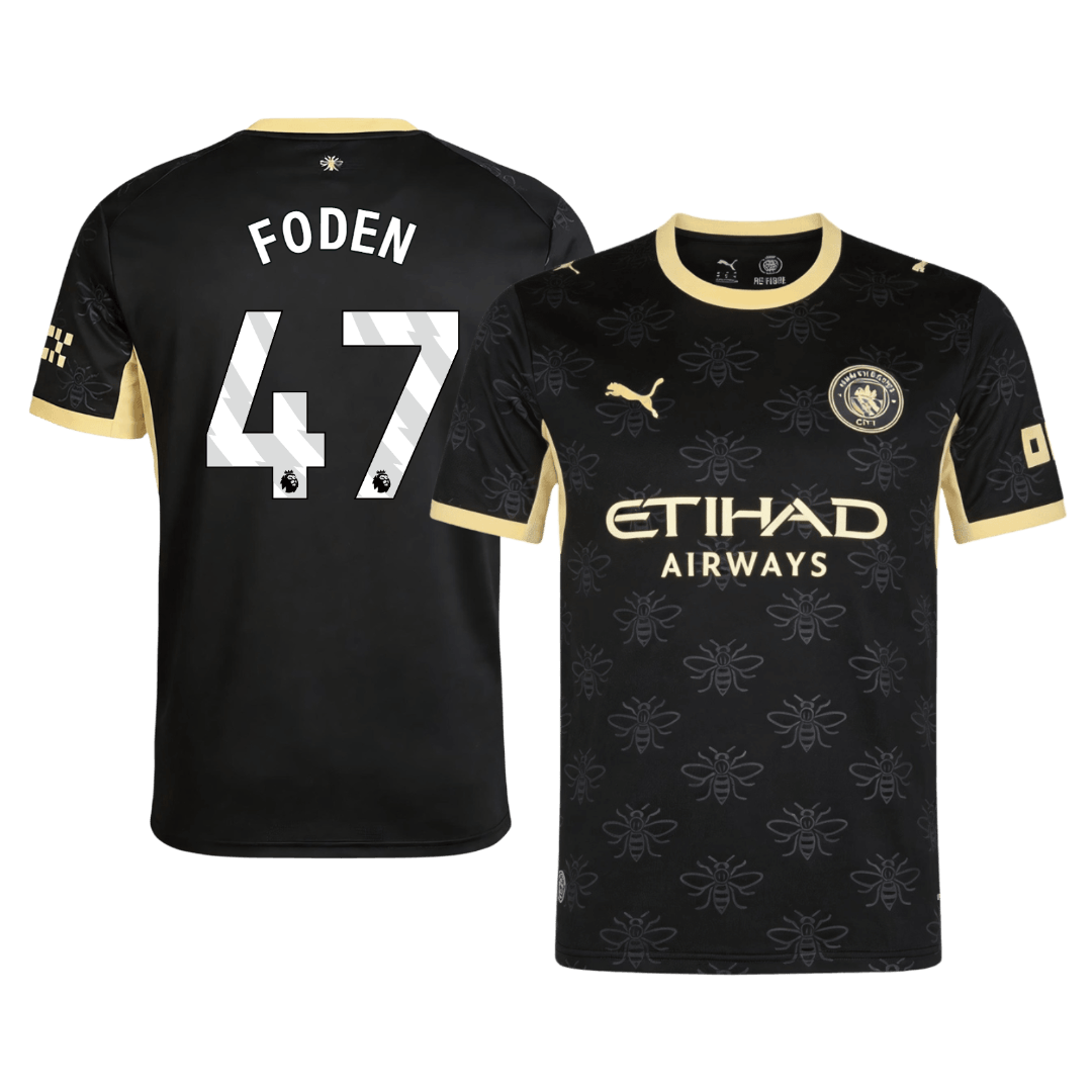 FODEN #47 Manchester City Extérieur Maillot 2026/27 Noir